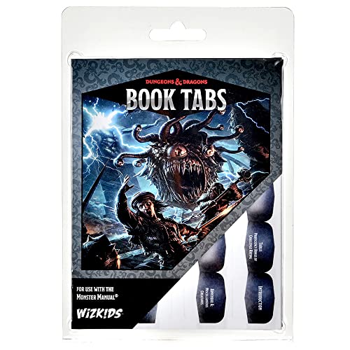 WizKids Store D&D Book Tabs: Monster Manual, RPG Accessory, Dungeons & Dragons