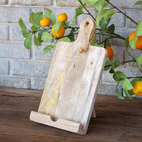 Park Hill Collection Vertical Mango Wood Cookbook Holder