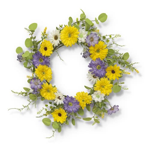 Gerson International Spring Floral Wreath, 20 inch Diameter