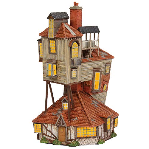 Department 56 Harry Potter Village The Burrow Lighted Buildings, 9.06"