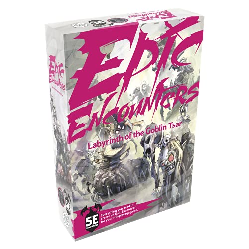 Steamforged Games Epic Encounters: Labyrinth of The Goblin Tsar ‚Äì 20 Unpainted Miniatures Compatible with DND Dungeons and Dragons and Other Tabletop RPG TTRPG Games