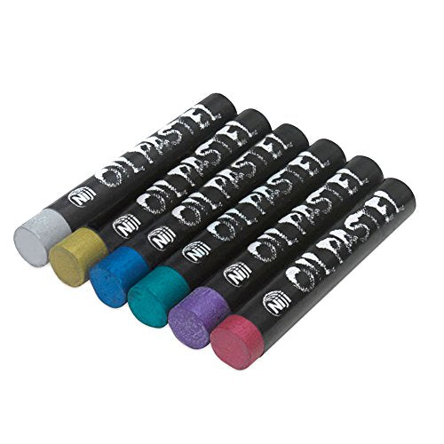 Yasutomo Niji Oil Pastel Set of 6 Metallic Colors (NOP6M)