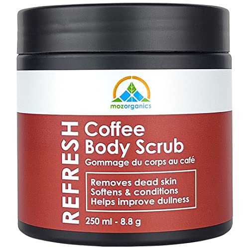 My Organic Zone Coffee Body Scrub for Skin Care & Exfoliation | Cleanses Dead Skin, Zits & Cellulite | Reduce the Look of Eczema (250g/8.8oz)