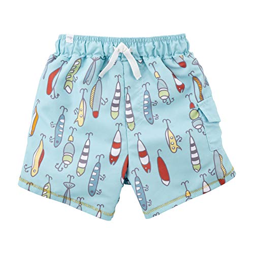 Mud Pie  Fishing Lure Toddler Swim Trunks, medium