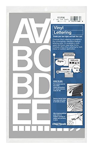 CHA01056 - Chartpak Vinyl Helvetica Style Letters/Numbers
