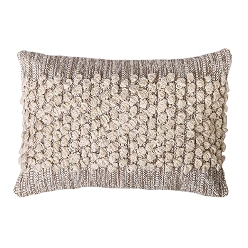 Peking Handicraft 24PK992C20OB Poly Filled Decorative Throw Pillow, 20-inch Length, Cotton (Blythe Fawn)