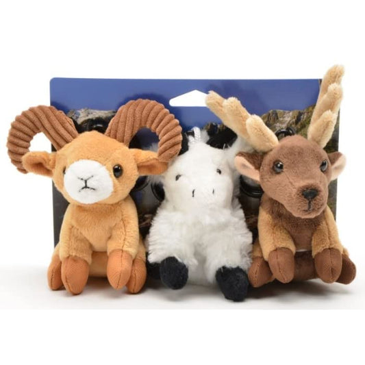 Unipak 1188BH Big Horns Trio Plush Key holder, Set of 3