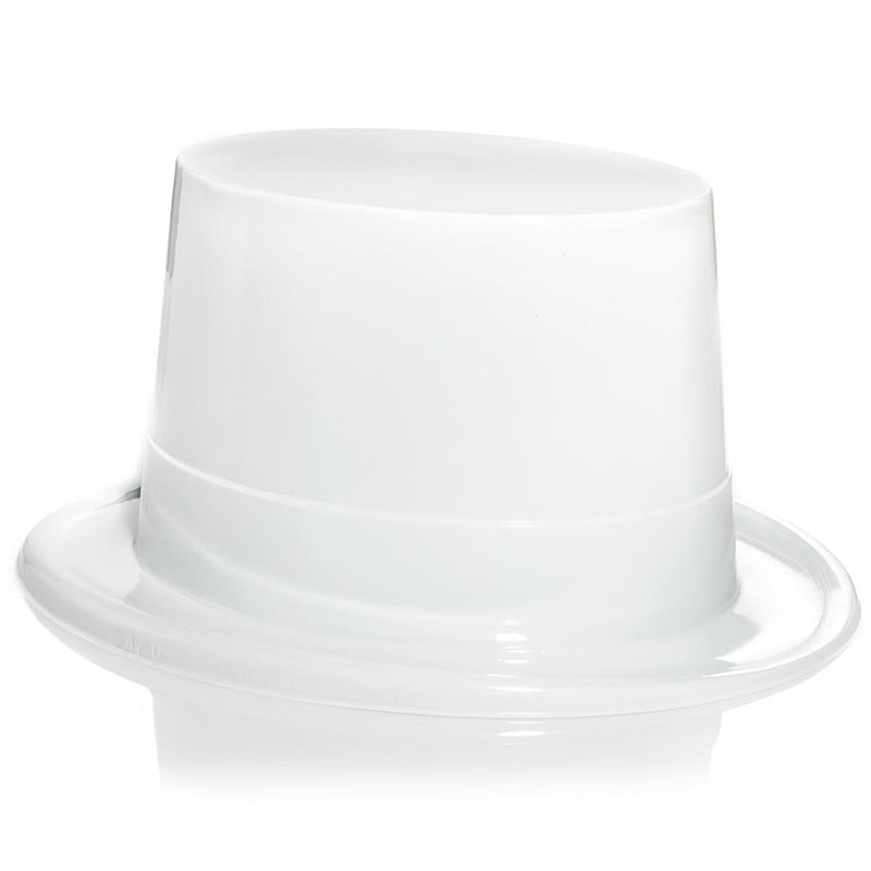 White Plastic Topper Party Accessory (1 count)
