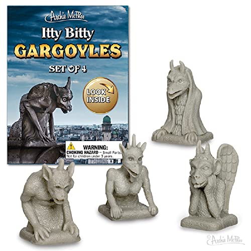 Archie Mcphee Mcphee Archie 12987 Itty Bitty Gargoyles Figurines | Set of 4