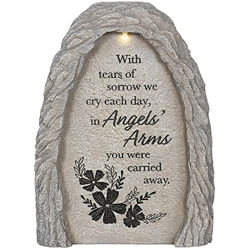Carson Home Lit Lighted Solar Garden Marker Outdoor Decor (Angels' Arms)