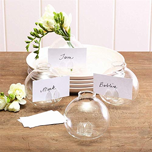 Two's Company Be Seated Set of 4 Bud Vases Place Card Holders