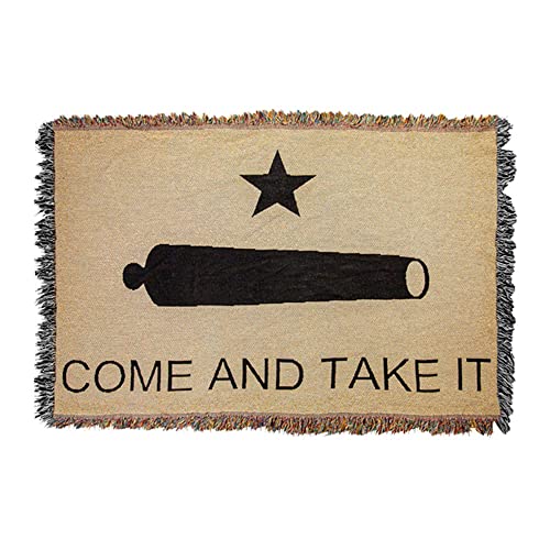 Manual Come and Take It Tapestry Throw, 52" x 34", Natural