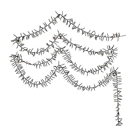 Kurt S. Adler Kurt Adler CUL 3000-Light 98-Foot Cluster Set with Classic White 3MM LED Bulbs String Lights, Multi, Ft