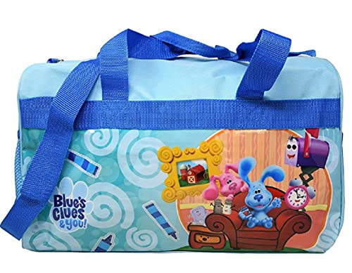 UPD Blues Clues 600D Polyester Duffle Bag with printed PVC Side Panels