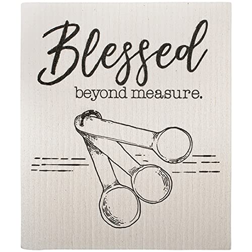 Carson Home 11075 Blessed Swedish Dish Cloth, 7.75-inch Length
