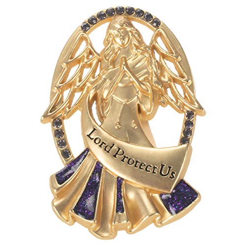 Roman Lord Protect us Angel Visor Clip