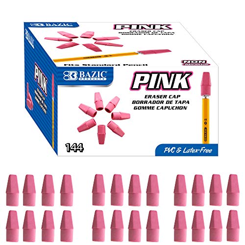 BAZIC Pink Eraser Top (144/Box)