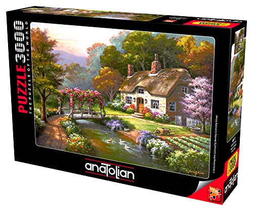 Anatolian Puzzle - Rose Cottage, 3000 Piece Jigsaw Puzzle 