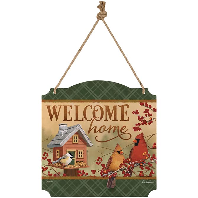 Carson Home Accents Cardinal Home Metal Wall D√©cor, 12-inch Square, Metal