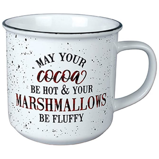 Carson Home Cocoa Hot Vintage Mug, 3.75-inch Length, 13 oz