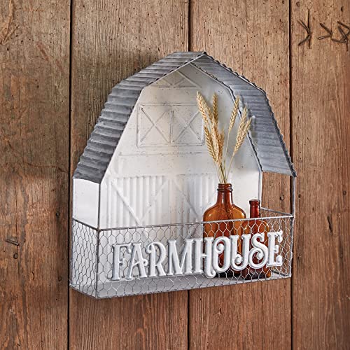 CTW Colonial Tin Works 440180 Farmhouse Barn Shelf, 17-inch Height