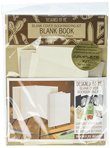 Lineco Blank Kit Books by Hand, 5.25" x 7.25", Ivory