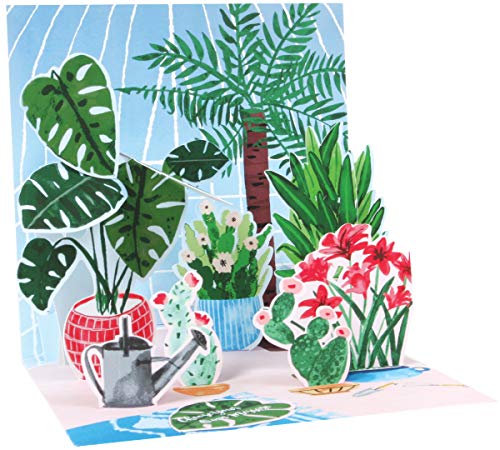 Up With Paper Pop-Up Treasures Greeting Card - Greenhouse
