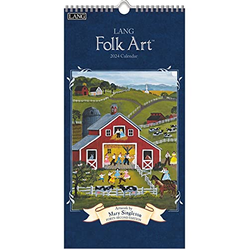 LANG Lang Folk Art‚Ñ¢ 2024 Vertical Wall Calendar (24991079119)