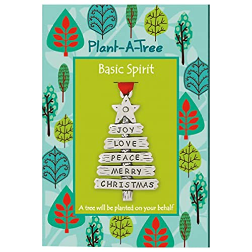 Basic Spirit Handcrafted Christmas Ornament - Word Tree - Home D√©cor, for Tree Decoration