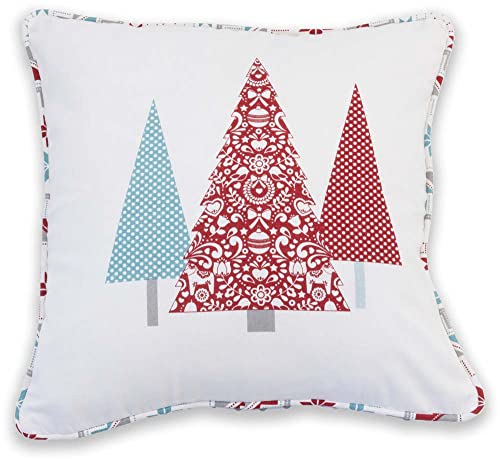 Boston International Christmas Accent Throw Pillow, Fancy Forest