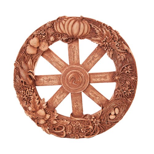 Pacific Trading Pagan Wheel of The Year Wall Plaque