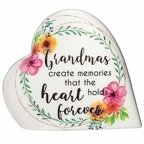 Roman Grandmas Musical Heart Box, 4-inch Width, Porcelain, Multicolor, for Decorative Use, Home D√©cor, Tabletop D√©cor, Gift