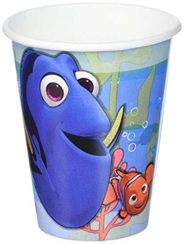 Amscan Finding Dory 9 Ounce Paper Cups (8 Pack)