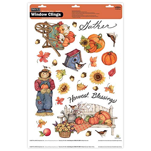 Wells Street by LANG, Harvest Window Cling by Susan Winget
