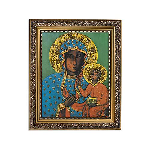 Creative Brands Gerffert Collection Our Lady of Czestochowa Icon Framed Print 8x10
