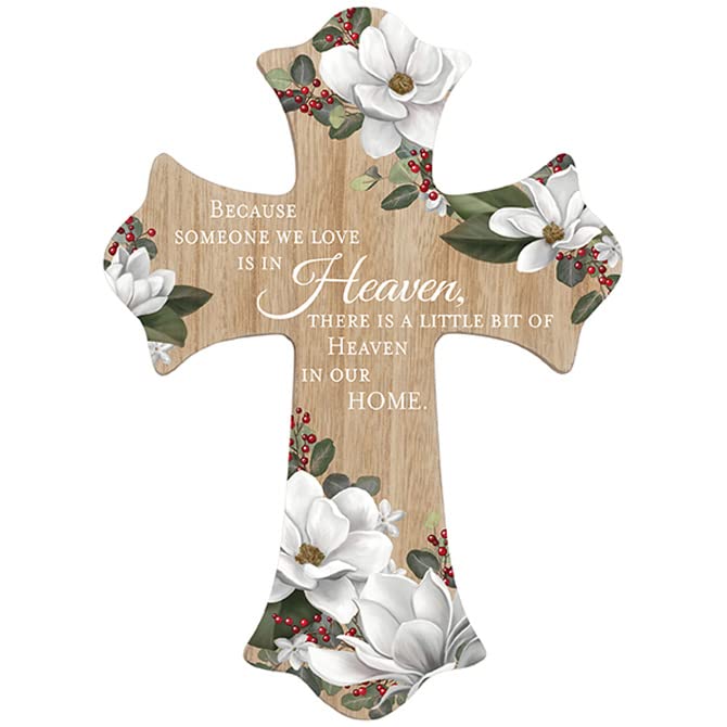 Carson Home Heaven In Our Home Wall Cross, 10-5-inch Height
