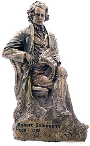 Unicorn Studio 9.5 Inch Composer Robert A. Schumann Cold Cast Bronze Figurine