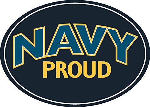 Eagle Crest Proud Navy Magnet For Car or Home 3-3/4 by 5-1/4 inches