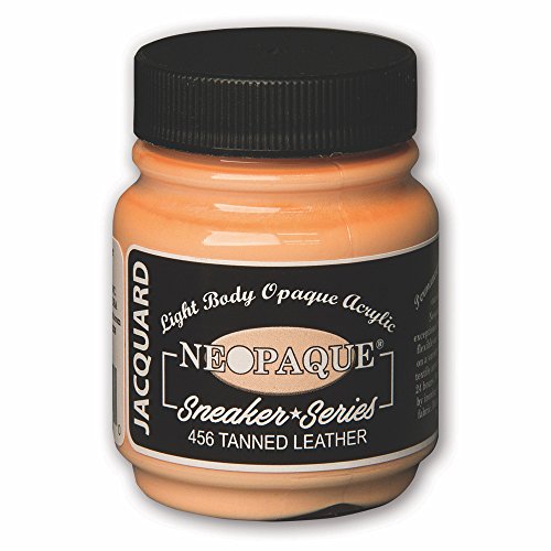 Sneaker Series Neopaque Paint by Jacquard, Highly Pigmented, Flexible and Soft, for Use on a Variety of Surfaces, 2.25 Ounces, Tanned Leather