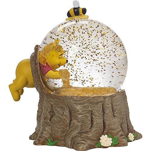 Precious Moments, Disney Showcase Winnie The Pooh Musical Snow Globe, For The Love Of Hunny, Resin/Glass, 