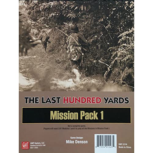 GMT Games Mission Pack 1 [Expansion Kit] for The Last Hundred Yards boardgame