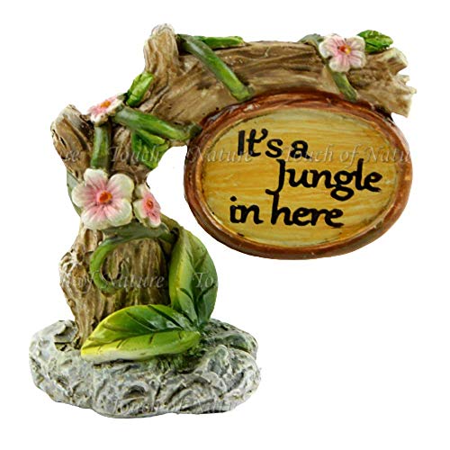 Midwest Design Imports Jungle in Here Sign, 3" x 1" x 2", Multicolor