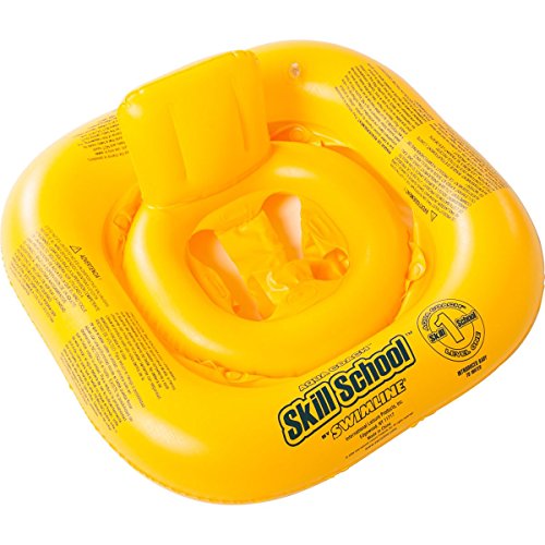 Swimline Aqua Coach Inflatable Baby Buoy Seat, Yellow