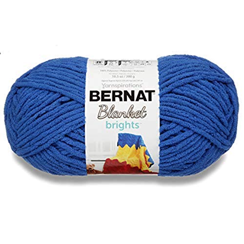 Spinrite Yarns (CA) Bernat Blanket Bright Yarn, Royal Blue