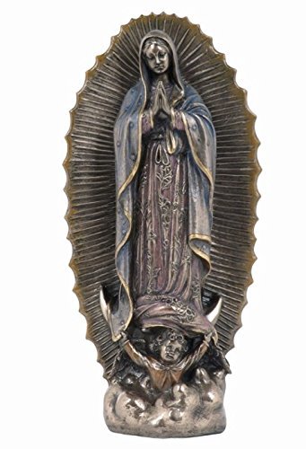 Unicorn Studio 9.38 Inch The Virgin of Guadalupe Cold Cast Bronzed Figurine