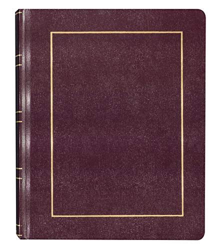 Rediform Law Record Book with Center Line, 150 Sheets, 9-3/4 x 8 Inches, Burgundy (RED56907)