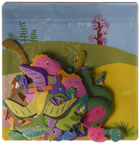 BAZIC Dinosaur Series Assorted Sticker, 80/Bag (3862)