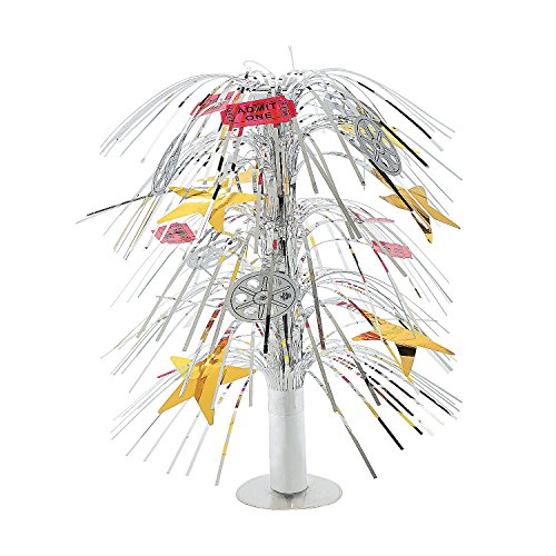 Fun Express - Movie Night Cascading Centerpiece for Party - Party Decor - General Decor - Centerpieces - Party - 1 Piece