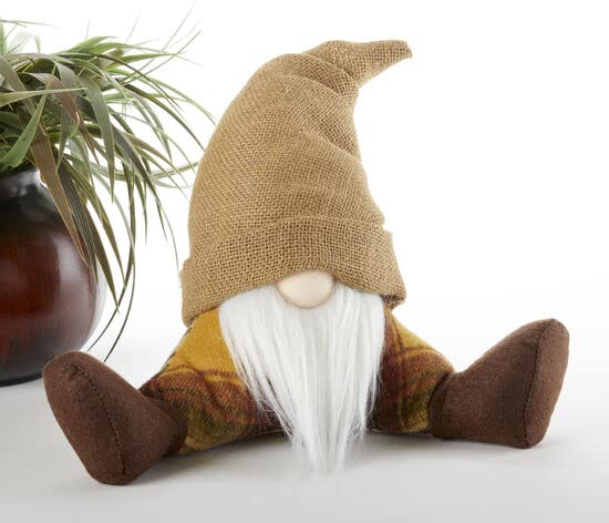 Delton Split Leg Harvest Gnome, 10.6-inch Height