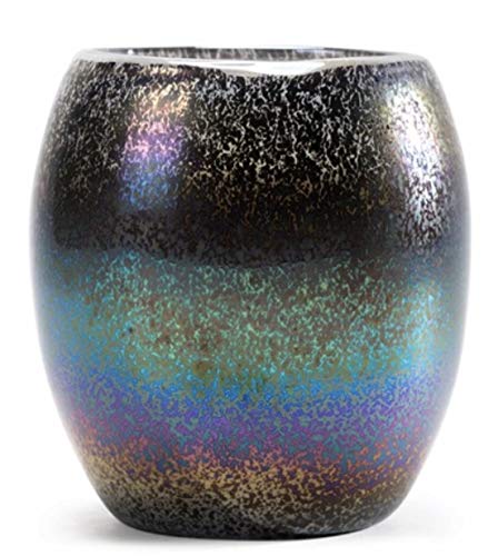 Dynasty Gallery 4" Art Glass Glisten + Glass Votive Candle Holder (Supernova)